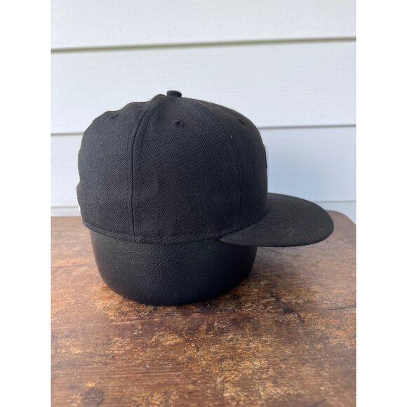 Washington Nationals New Era 59Fifty Black Fitted Cap Size 7 W3 - Picture 4 of 6